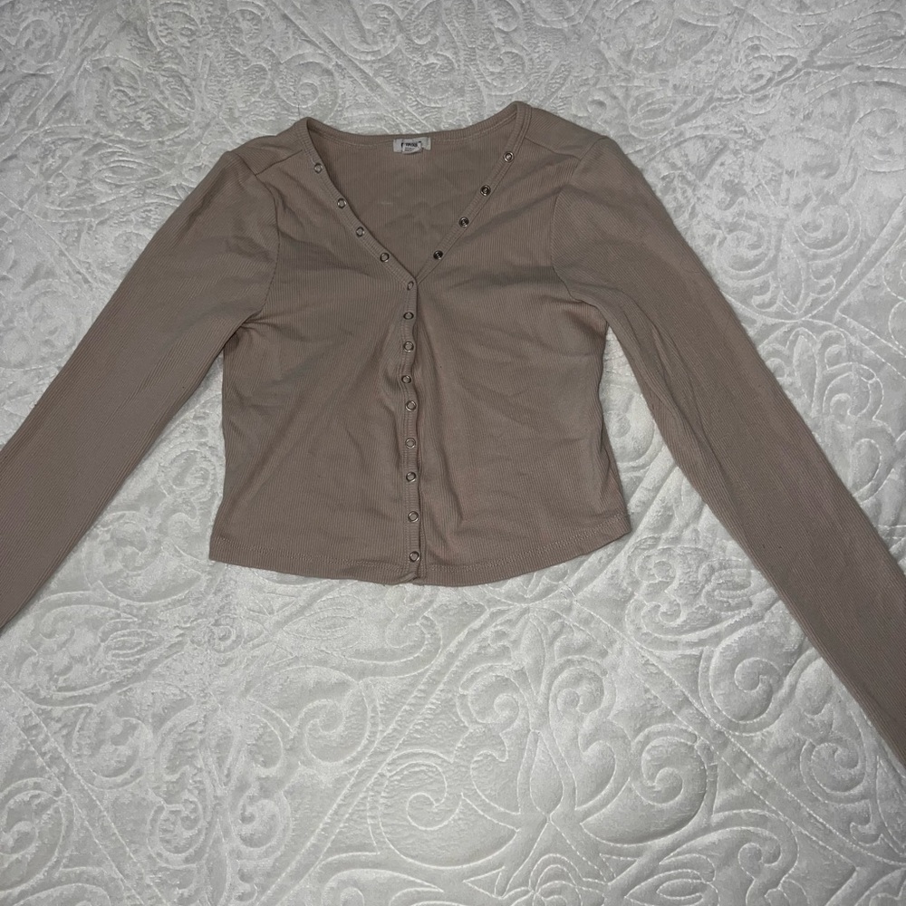 Garage Women's Brown Button-Up Top